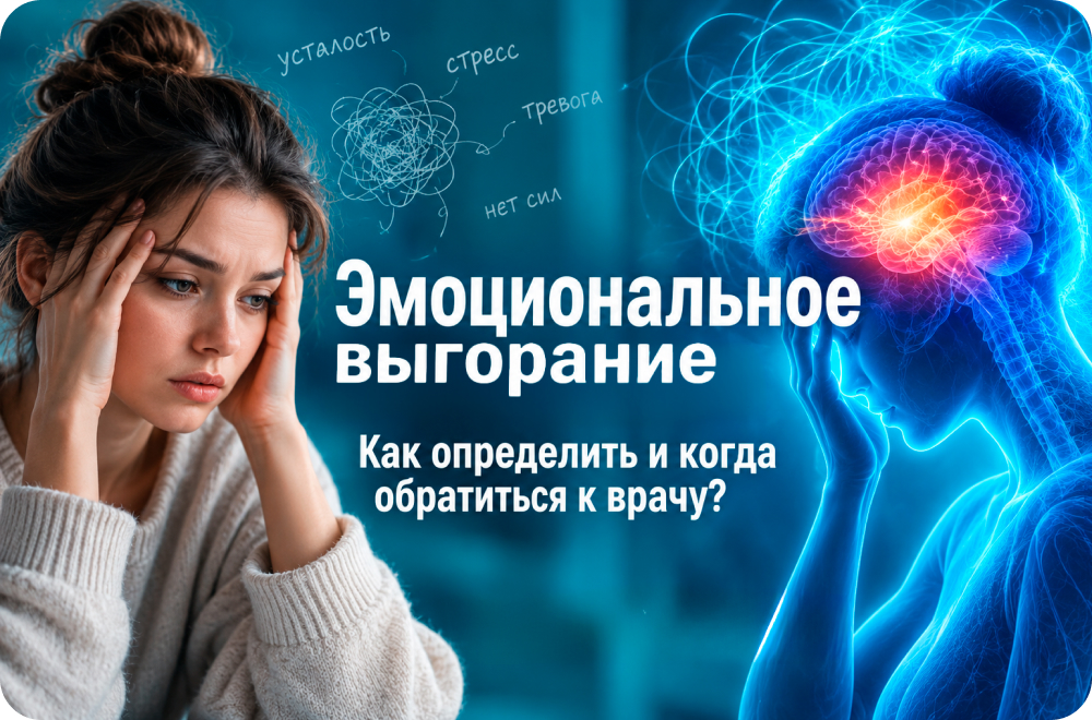 Эмоциональное выгорание: как определить и когда обратиться к психиатру?
