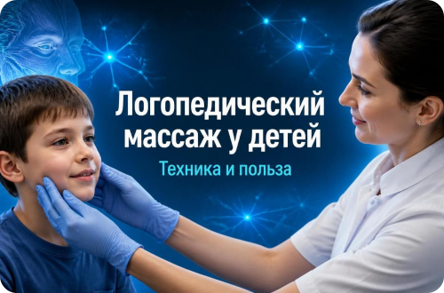 Логопедический массаж при нарушениях речи у детей